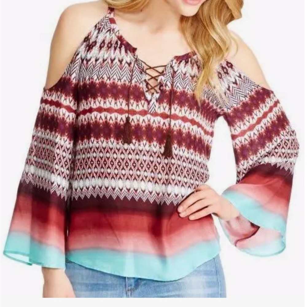 Jessica Simpson BoHo style blouse. Size small.